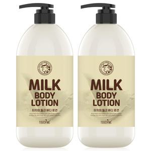 터치미 밀크 바디로션 대용량 1000ml 2개