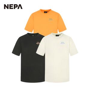 네파 공용 피싱 그래픽 라운드 반팔 티셔츠 (루즈핏) 7JD5368