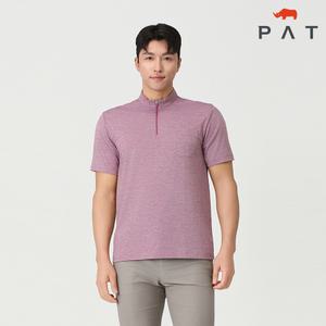 [PAT 남성] 스판 솔리드 목크넥 티셔츠_1J35481