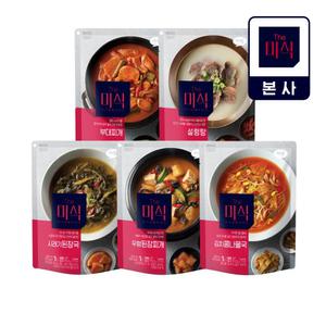 더미식 김치+시래기+우렁+부대+설렁탕 세트+임박 오징어라면컵 1개 증정(25.02.22)
