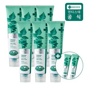 덴티스테 뉴플러스화이트 치약 160g 6개 + 미니치약 20g 2개