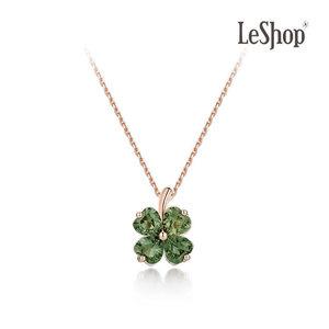 [르샵주얼리] 14K 하트 클로버 목걸이(GoldPlated)_LJ5066BRN
