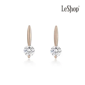 [르샵주얼리] 14K 데일리 싱글 프롱 귀걸이(GoldPlated)_LJ5088BRE