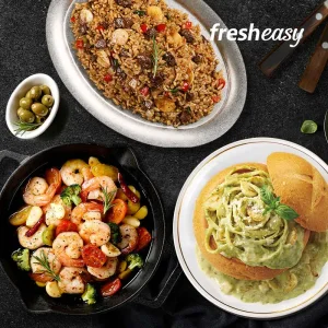 [프레시지] theEASY 감바스 300g + 바질크림빠네파스타 2인분 +최현석의 갈릭스테이크