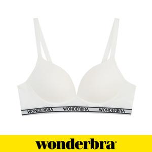 [Wonderbra] 스포츠 아웃밴드 노와이어 브라 화이트 WBWBR4M24A