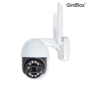 실외용 무선 CCTV 홈캠 방수 GirdBox 360도 AI 쌍안경 8배 변조 icsee 야외 감시 카메