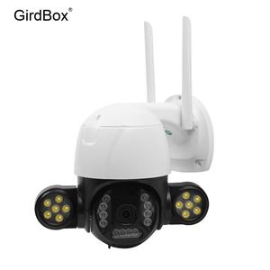 ICSEE 무선 CCTV 실외용 방수 GirdBox 와이파이 홈캠 이중 적외선 야간 감시 카메라 P