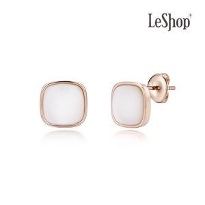 [르샵주얼리] 14K 스퀘어 자개 귀걸이(GoldPlated)_LJ5036BRE