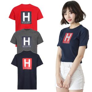 타미힐피거 남녀공용 H 반팔