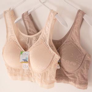 인견 빅사이즈 몰드 파워넷 메쉬 언더라인 노와이어 여성 브라탑 브라렛 870