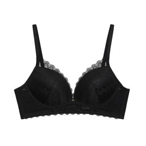 [Wonderbra] 로맨틱 레이스 노와이어 브라 블랙 WBWBR5N19T