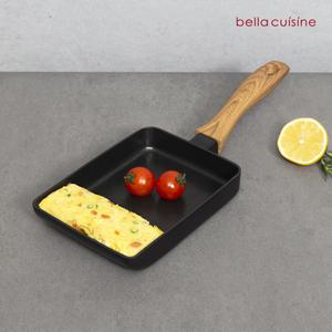 [20%+12%][7/7~11]삼각집게 증정] 벨라쿠진 우드패턴 18cm IH 사각 계란말이팬 /인덕션