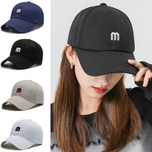 m 영문 자수 로고 볼캡 야구모자 4가지 색상