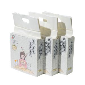 동묘동락 우리동네 두부모래 1.5mm 극세사 2.4kg x 6개 가는입자 응고력우수