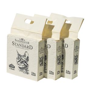 샌드마스터 스텐다드 오리지널 두부모래 2.4kg x 6개 1.5mm 가는입자