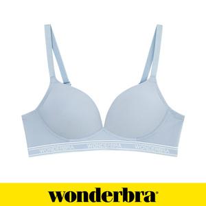 [Wonderbra] 스포츠 아웃밴드 노와이어 브라 블루 WBWBR4M22A