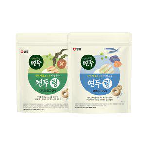 [최종 12,970] [내일도착]샘표 연두링 멸치+다시마 140gx2(70입)