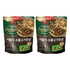 비비고 서울식 소불고기전골, 505g(냉동), 2개