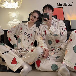 짱구잠옷 커플잠옷 GirdBox 여성잠옷 빅사이즈 면 홈웨어 파자마