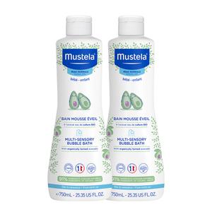 무스텔라 멀티 센서리 버블 배스 750ml 2개