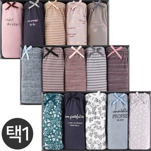 (30%즉시할인) 프로 미디 택1 (5매입) 여성팬티 면팬티