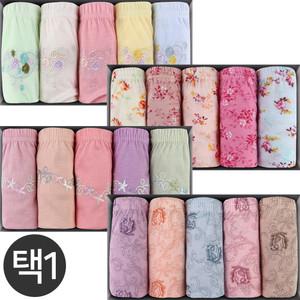 (30%즉시할인) 에셀 맥시 택1 (5매입) 여성팬티 면팬티