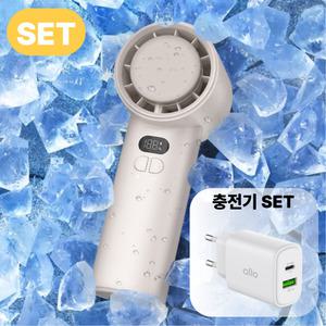 [여행세트] [3초 급속냉각] 알로코리아 에어컨 선풍기 FA3 + 25W 초고속 듀얼 충전기