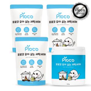 프로코 유아 삶는 세탁 세제 500g 1개 + 리필 400g 3개