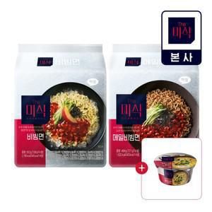 [더미식] 비빔면/메밀비빔면/메밀소바/초계국수 모음전+임박 담백한맛 컵 1개 증정 (2