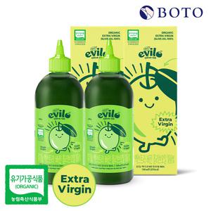 [보뚜]에빌로 유기농 엑스트라버진 올리브오일 500ml 2병