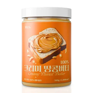 [내일도착] 비소뉴 부드러운 크리미 땅콩버터 500g