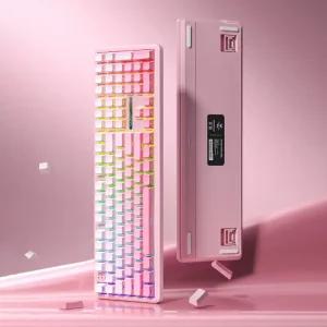 Aula 독거미 F108 유선 무선 기계식 키보드 풀키 풀배열 3모드 연결방식 4000mAh 핫스