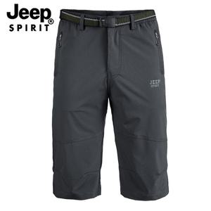 JEEP 지프 여름 반바지 남자 얇은 냉감 쿨 7부바지