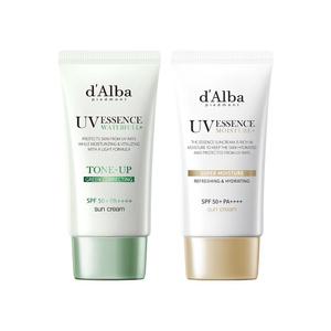[달바][교차] 그린 톤업 선크림50ml+수퍼 모이스처 선크림 50ml