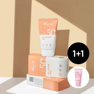 [2pack] 유브이 마스터 올인원 선 50ml(+모찌 팩투폼 20ml)