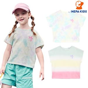 NEPA KIDS 네파키즈 여아 컬러풀 크롭 티셔츠 KK45312