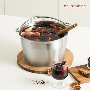[20%+12%][7/11~13]삼각집게 증정]벨라쿠진 9리터 잼팟+유리뚜껑 세트 /인덕션 가능
