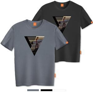 엘라모 트라이서핑 반팔 티셔츠 남녀공용 빅사이즈 S~4XL