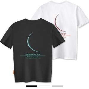 엘라모 리닝문 반팔 티셔츠 남녀공용 빅사이즈 S~4XL