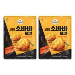[CJ] 고메 소바바치킨 소이허니 순살 375g, 2개