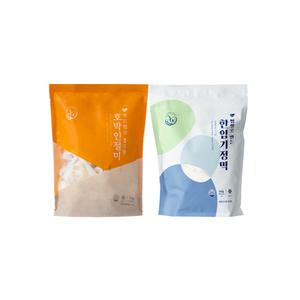 창억 호박인절미 500g*1팩 + 한입기정떡 340g*1팩
