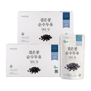 [바디랩]  검은콩 순수두유 99.9, 185ml, 20포, 2박스