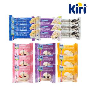 끼리 크림치즈 디저트 올인원 패키지(리얼스틱 3종3개씩+찰떡 3종3개씩) 총18개