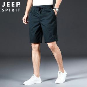 JEEP SPIRIT 지프 남자 면반바지 밴딩 빅사이즈 편한 여름 반바지