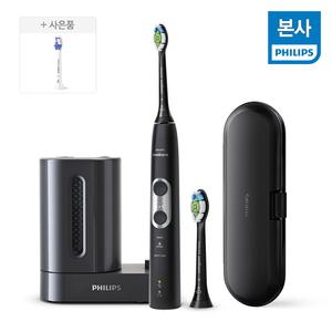 [센터티브 초미세모 칫솔모 1P 증 정] 필립스 소닉케어 프로텍티브클린 6100 블랙 메탈