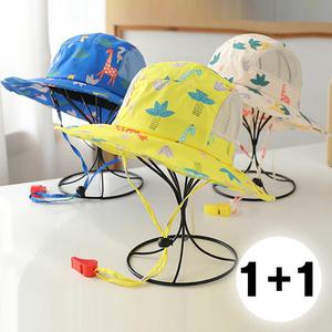 [2개세트] 유아 아동 키즈 매쉬 벙거지모자 챙모자 여름 모자 (5color)