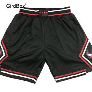 GirdBox 체육대회 반티 BULLS 농구 팬츠 아메리칸 자수 트레이닝 반바지