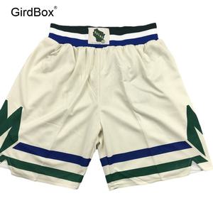 밀워키 벅스 고급 자수 농구 반티 체육대회 GirdBox 남성용 스포츠 반바지