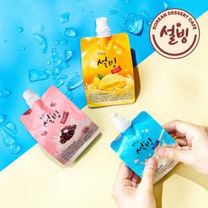 짜먹는 설빙 3종 120mlx24개입 골라담기(팥빙수맛/연유맛/망고맛)