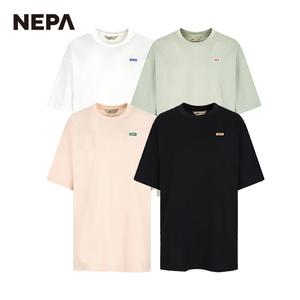 네파 여성 씨타 긴기장 반팔 라운드 티셔츠 (루즈핏) 7J45362